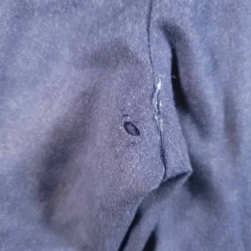 Banana Republic 35x30‎ Vitale Barberis Canonico Flannel 120s Navy Pants *Flaws*
